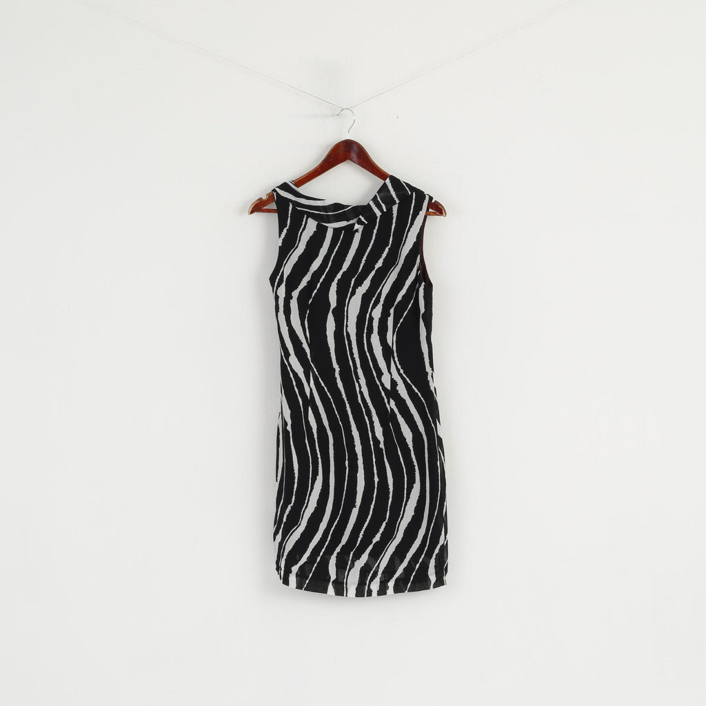 Donna Ricco New York Women 8P S Dress Black & White Petite Mini Cocktail