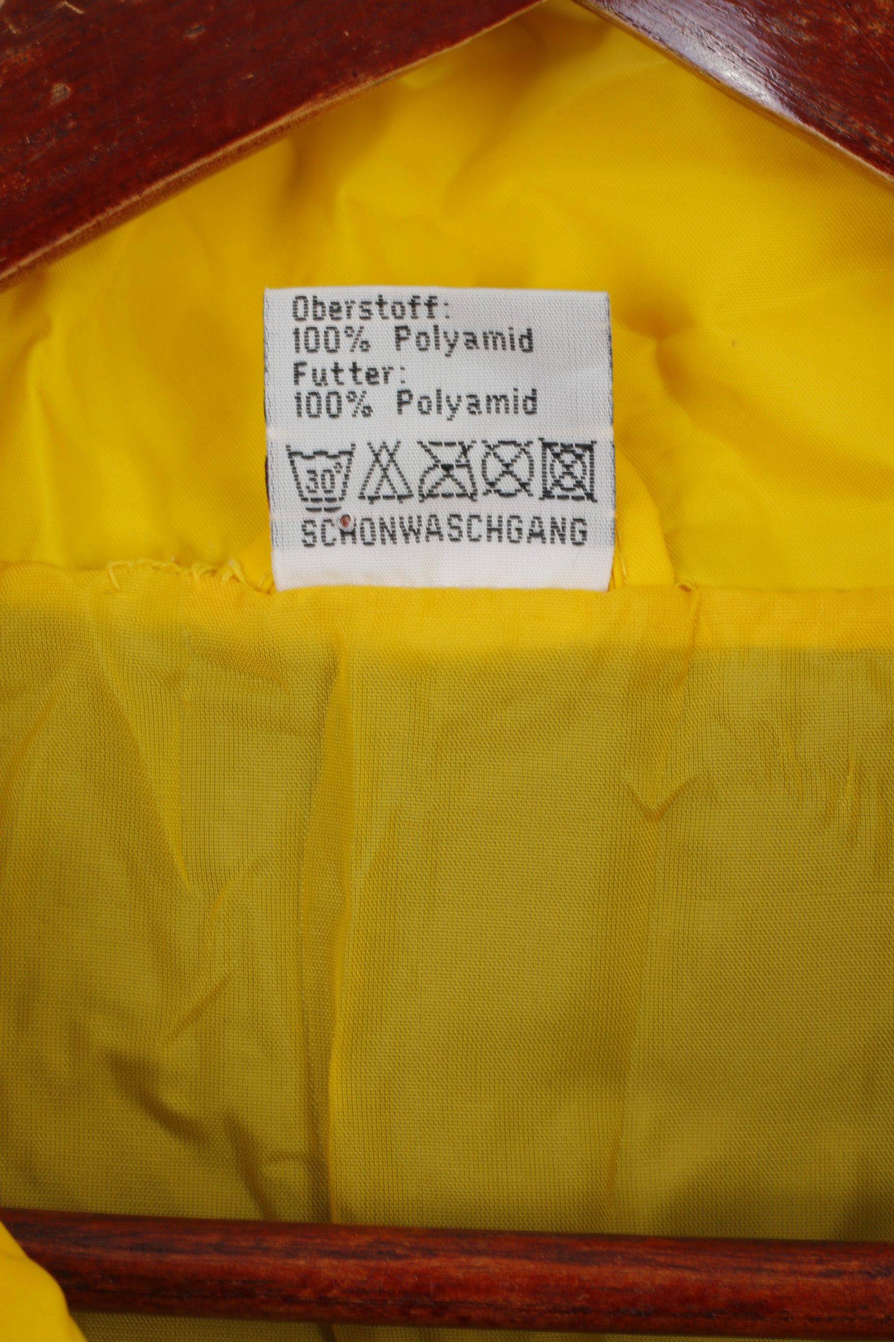 Formicula Boys 164 Veste Bleu Jaune Nylon Imperméable À Capuche Réfléchissant Top