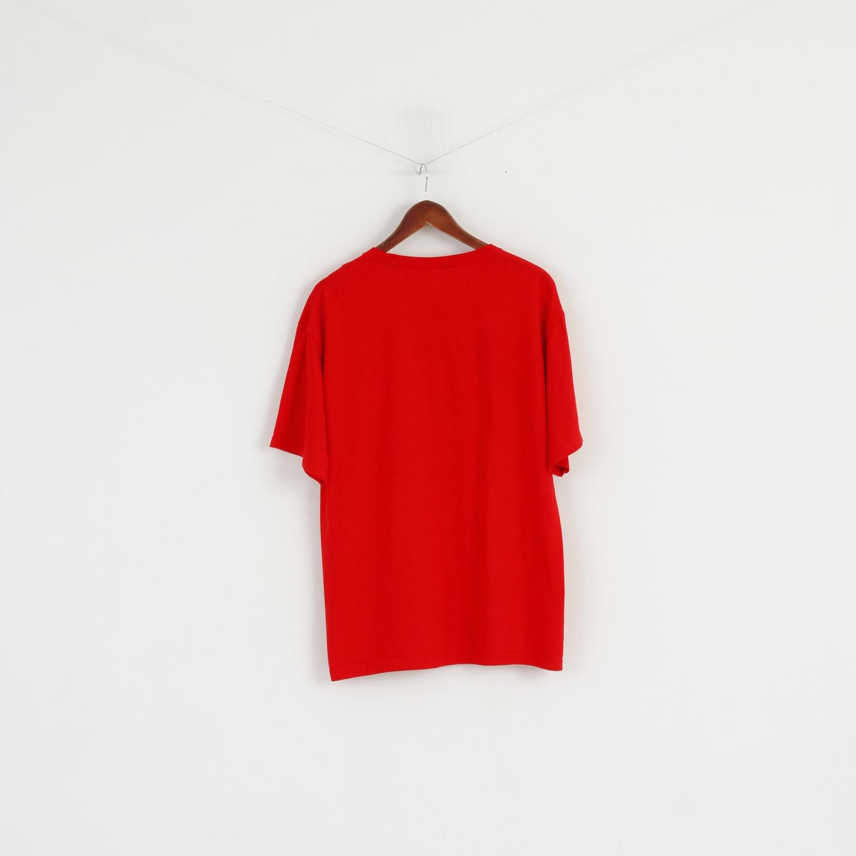 Majestic Men L Shirt Rouge Coton Phillies Baseball Phour Aces Haut à manches courtes