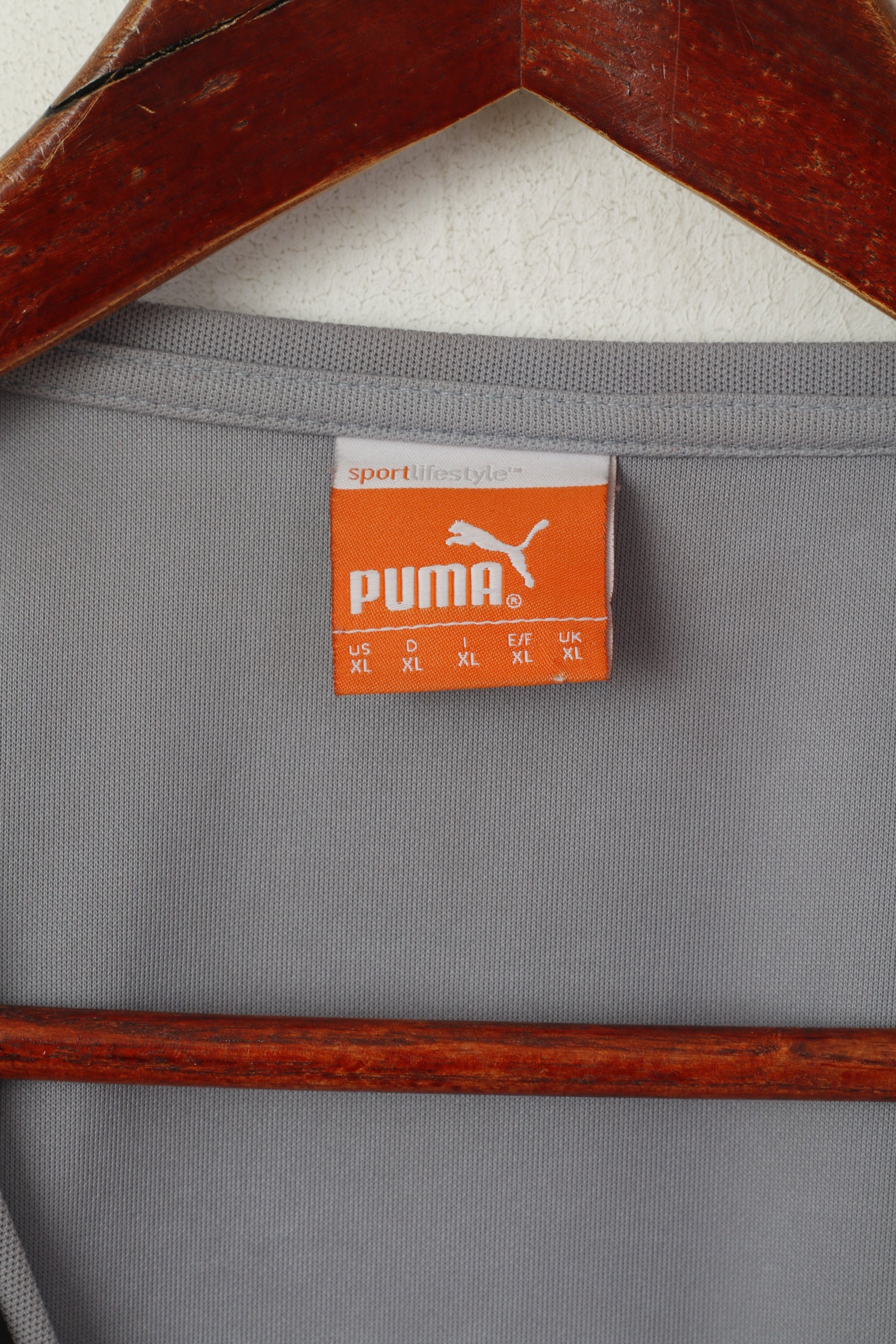 Puma NUFC Men XL Shirt Grey Newcastle United Football Club Sport Jersey Top