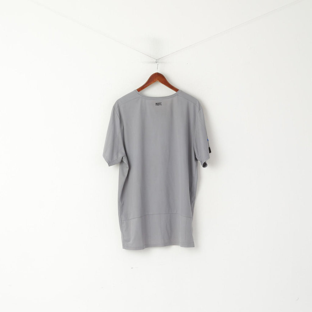 Puma NUFC Men XL Shirt Grey Newcastle United Football Club Sport Jersey Top