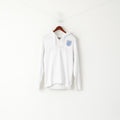 Umbro Women M Sweatshirt White Cotton England National Football Team Hoodie