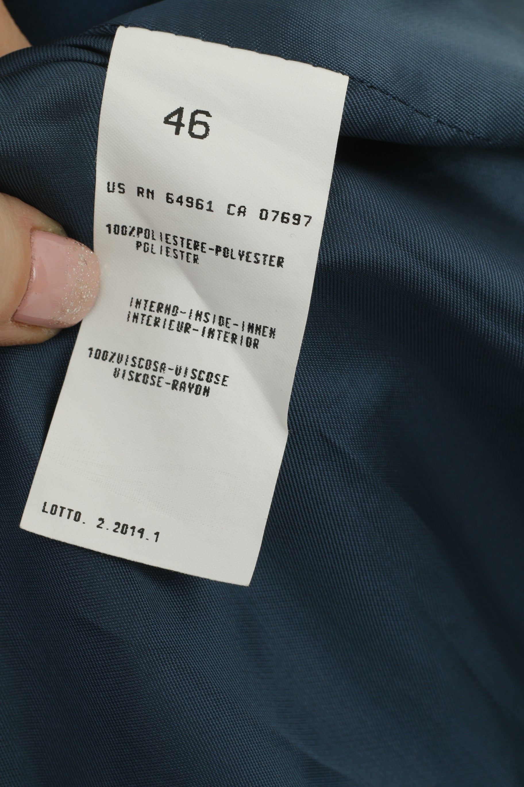 United Colors of Benetton Donna 46 M Blazer Sea Green Vintage Top Suit