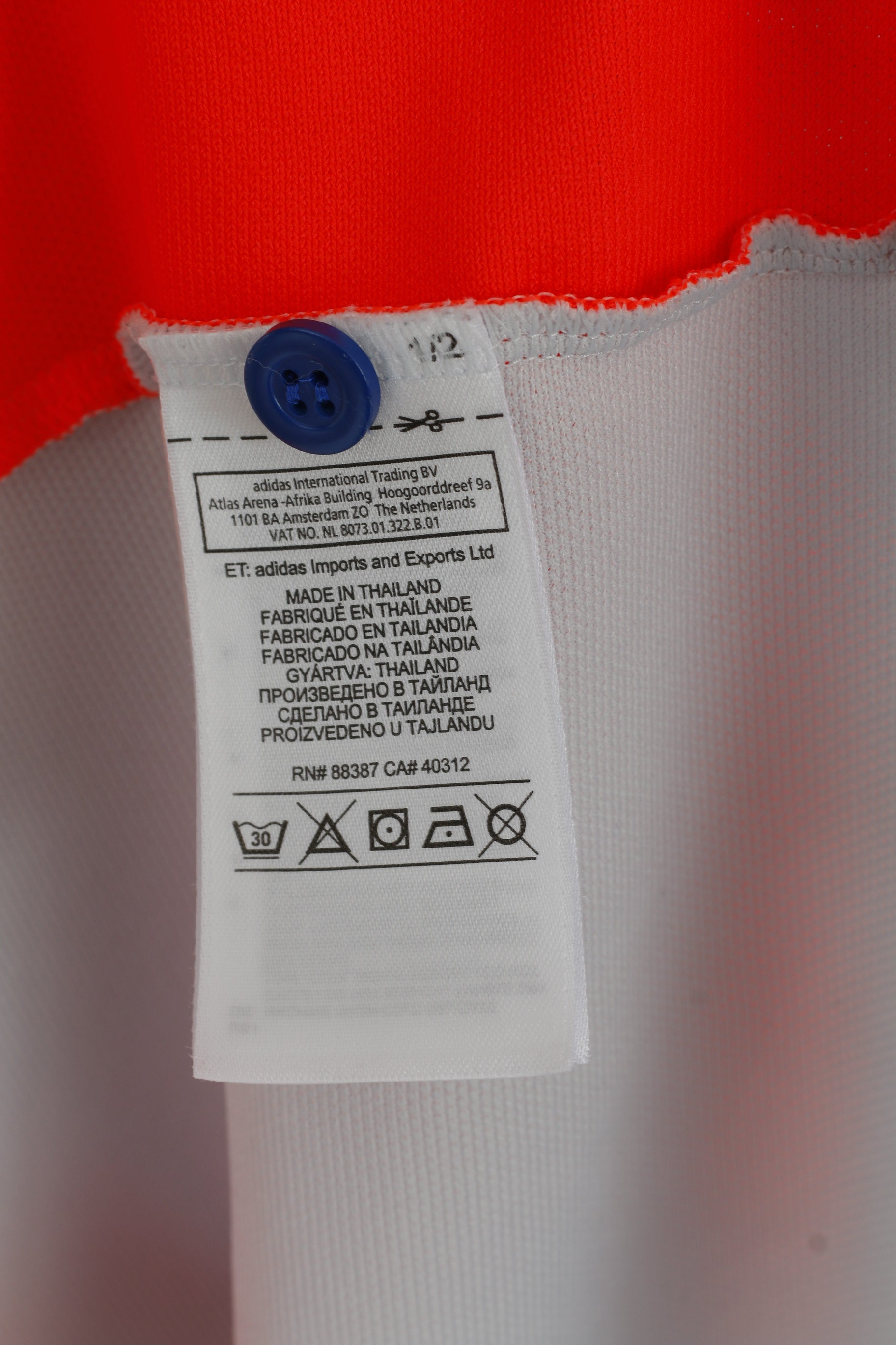 Adidas Hommes M Polo Bleu National Angleterre équipe Climacool Active Top