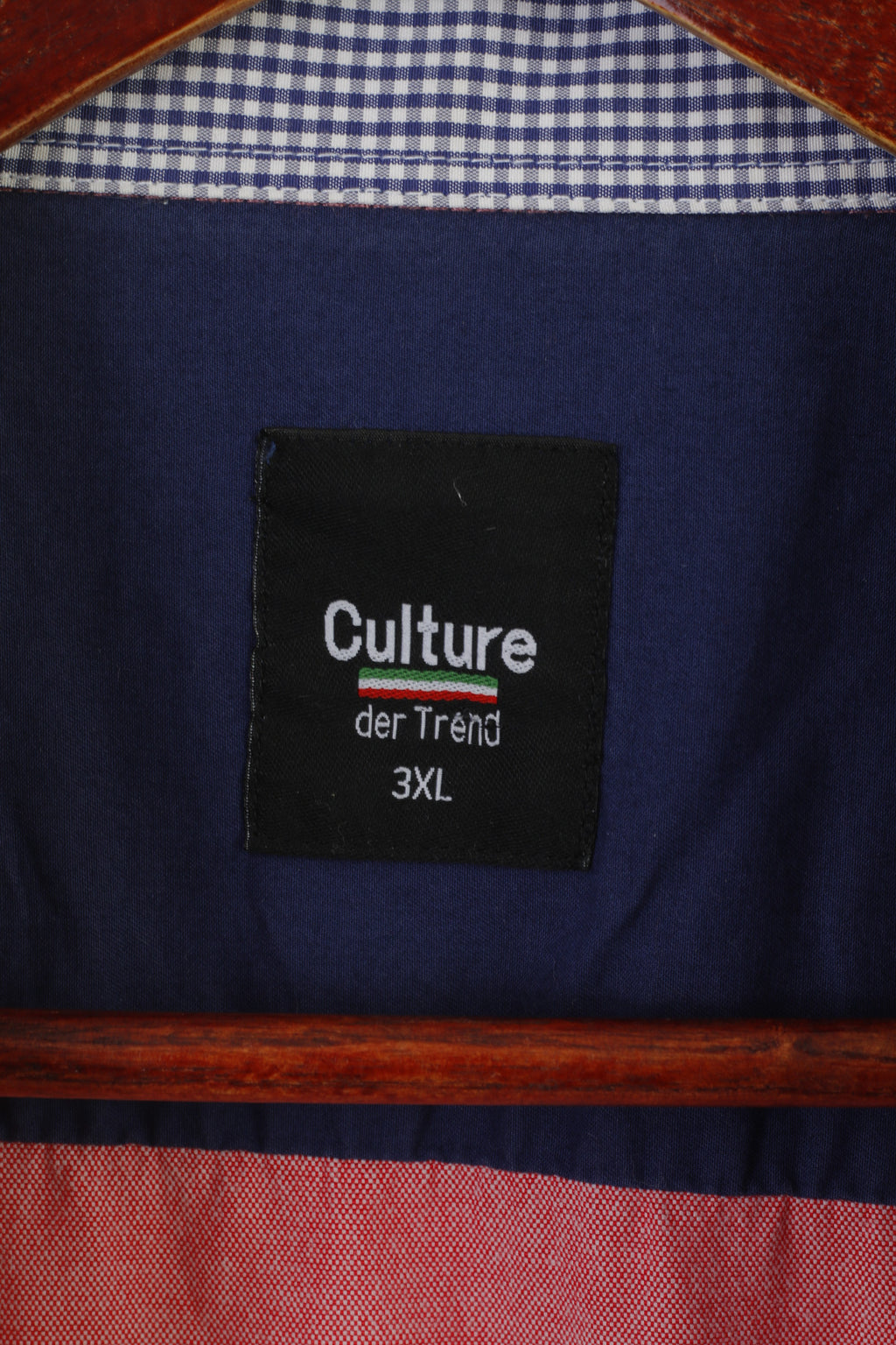 Culture der Trend Men 3XL Casual Shirt Pink Cotton Polo Club Long Sleeve Top
