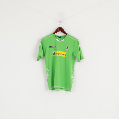 Kappa Borussia Mönchengladbach Youth 164 Shirt Green Football Jersey Top