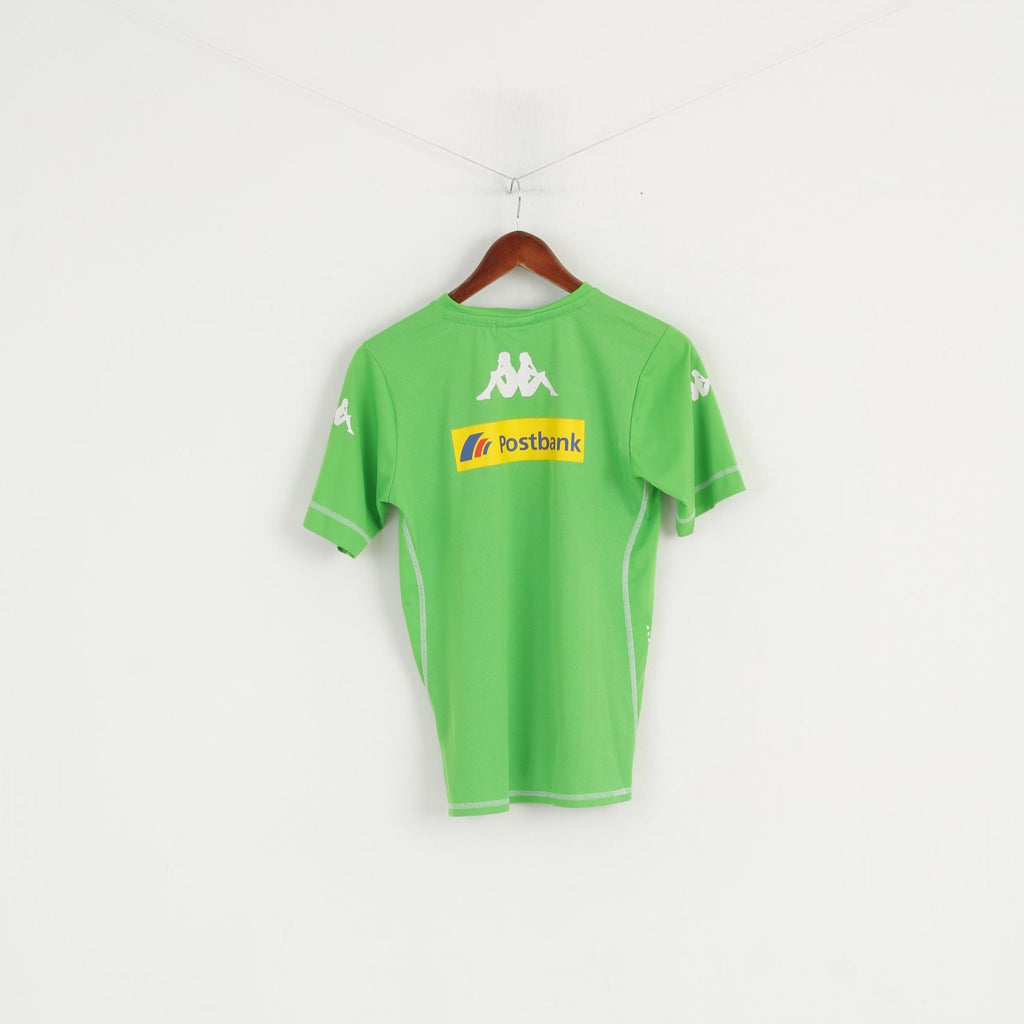 Kappa Borussia Mönchengladbach Youth 164 Shirt Green Football Jersey Top