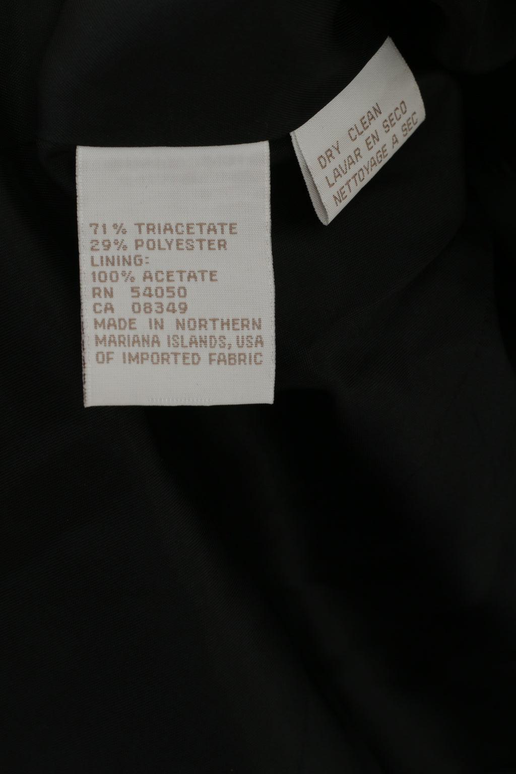 Giacca lunga monopetto in triacetato nero lucido da donna 10 M di Jones New York