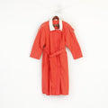 Misty Harbor Femmes L Manteau Pêche Coton Vintage Double Boutonnage Trench Épaulettes