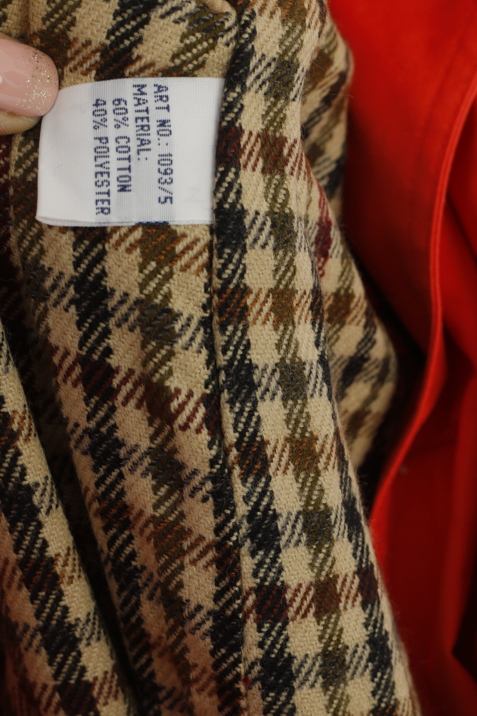 Misty Harbor Femmes L Manteau Pêche Coton Vintage Double Boutonnage Trench Épaulettes