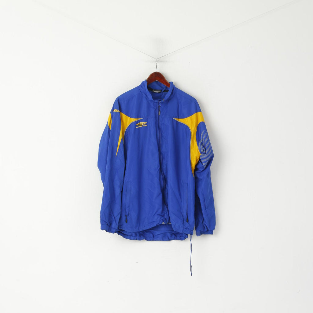 Giacca Umbro da uomo XXL blu Activewear Innebandy Full Zipper Full Zipper Sport Top
