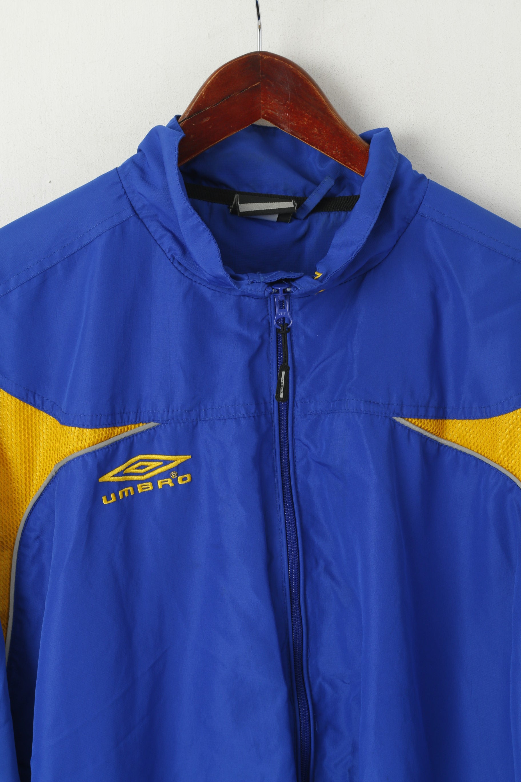 Giacca Umbro da uomo XXL blu Activewear Innebandy Full Zipper Full Zipper Sport Top
