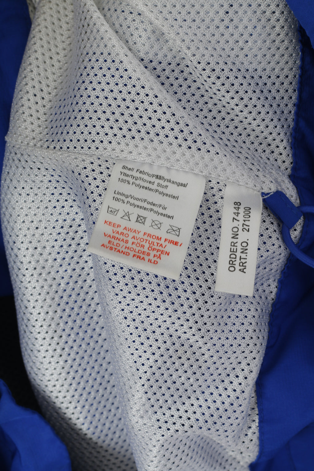 Giacca Umbro da uomo XXL blu Activewear Innebandy Full Zipper Full Zipper Sport Top