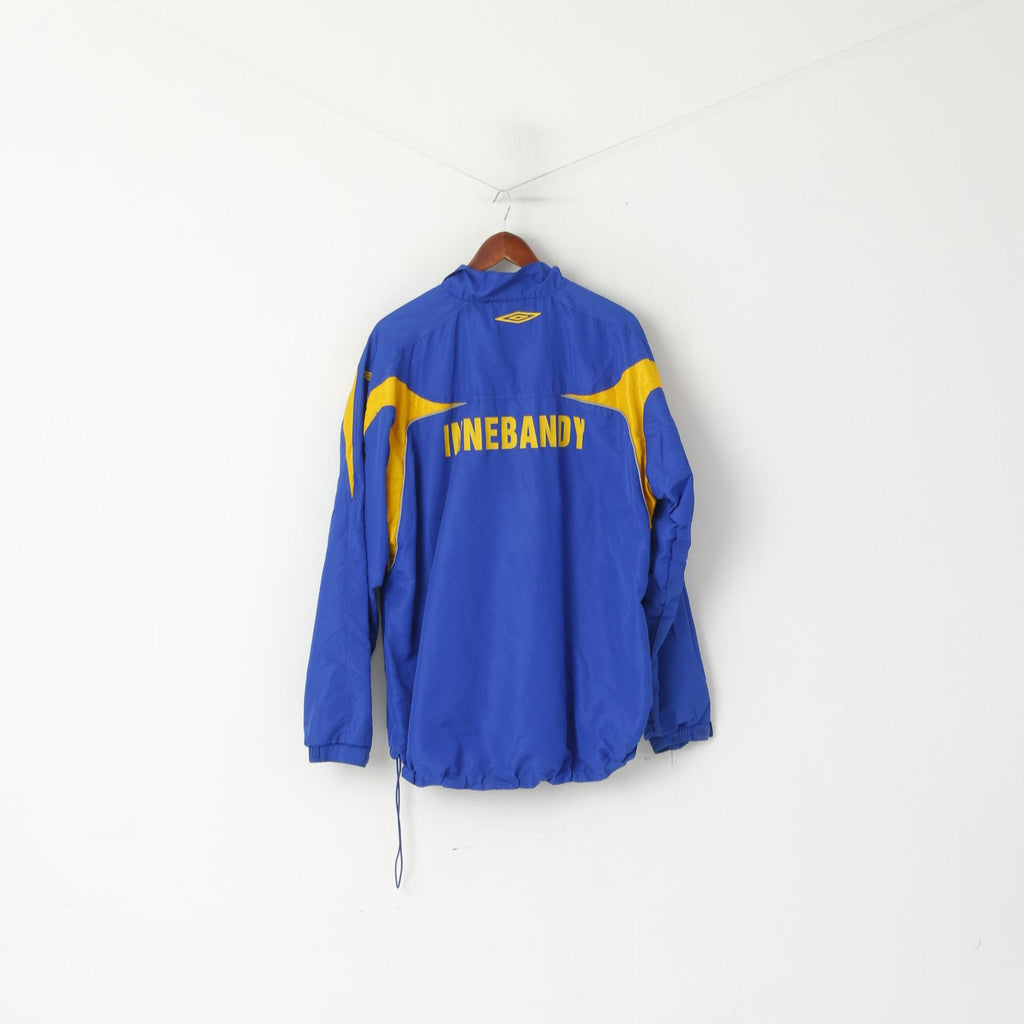 Giacca Umbro da uomo XXL blu Activewear Innebandy Full Zipper Full Zipper Sport Top