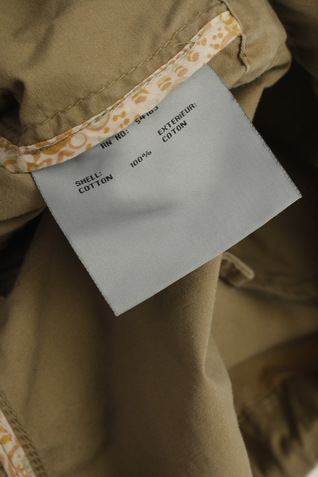 Andrew Marc New York Veste XL pour femme en coton beige léger avec fermeture éclair complète