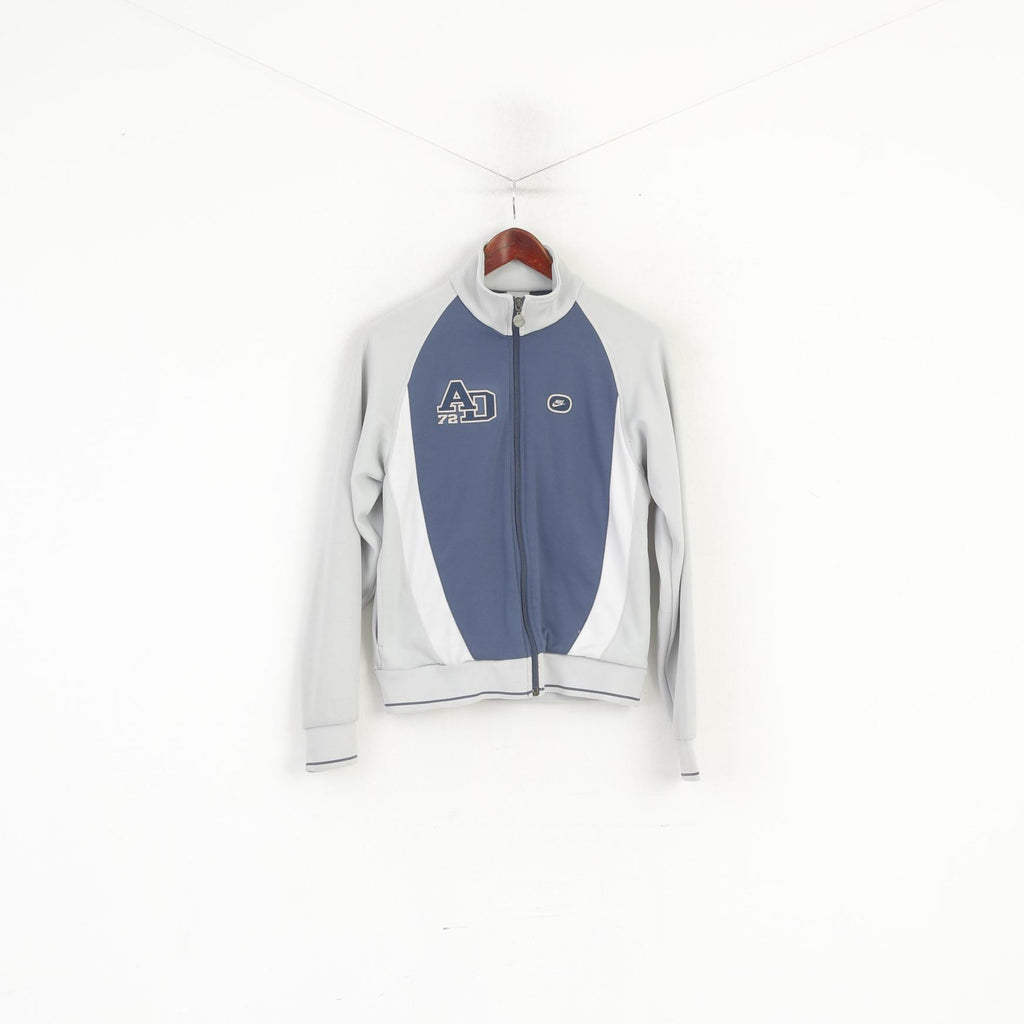 Nike Women S 173 Sweatshirt Blue VIntage Zip Up Athletic Department '72 Oregon Top