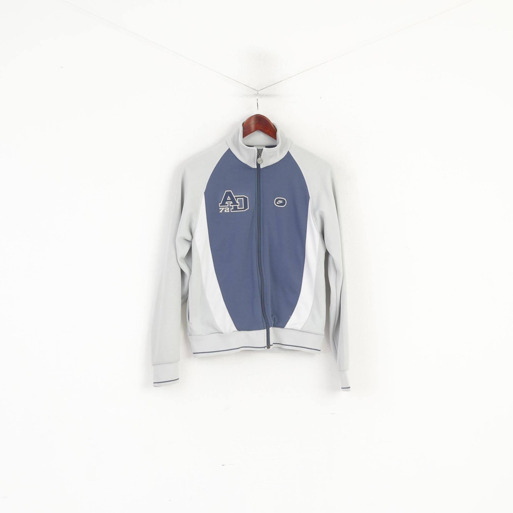 Nike Women S 173 Sweatshirt Blue VIntage Zip Up Athletic Department '72 Oregon Top