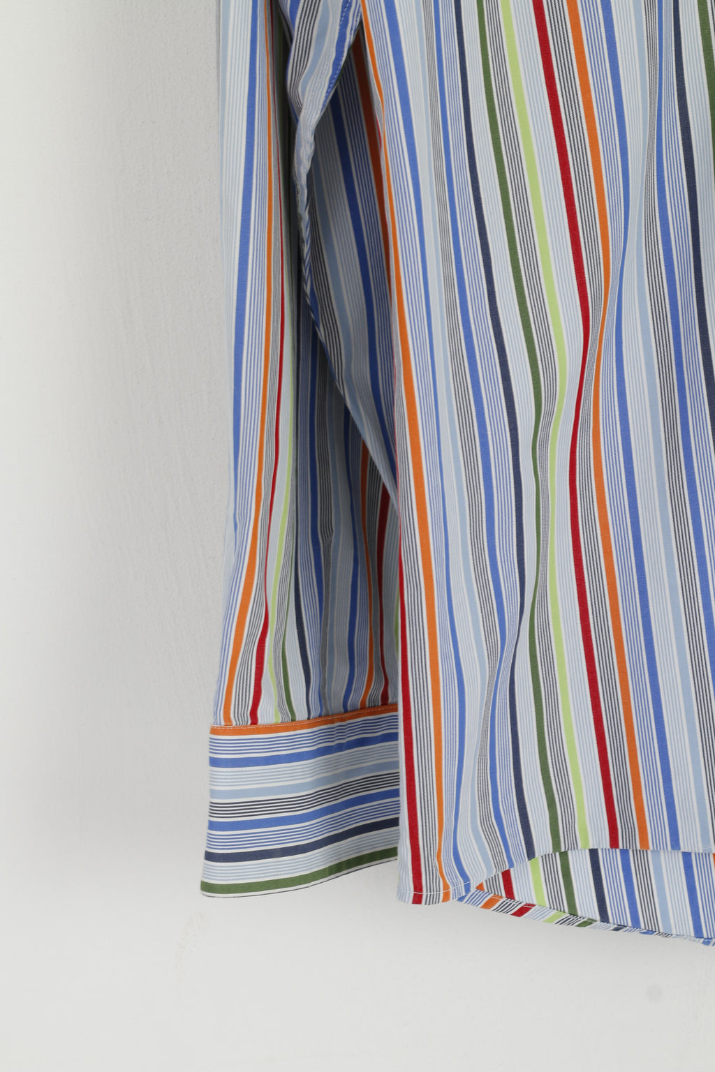 Gant Camicia casual da uomo L. Top vestibilità regolare in popeline Liberty Bell a righe di cotone blu