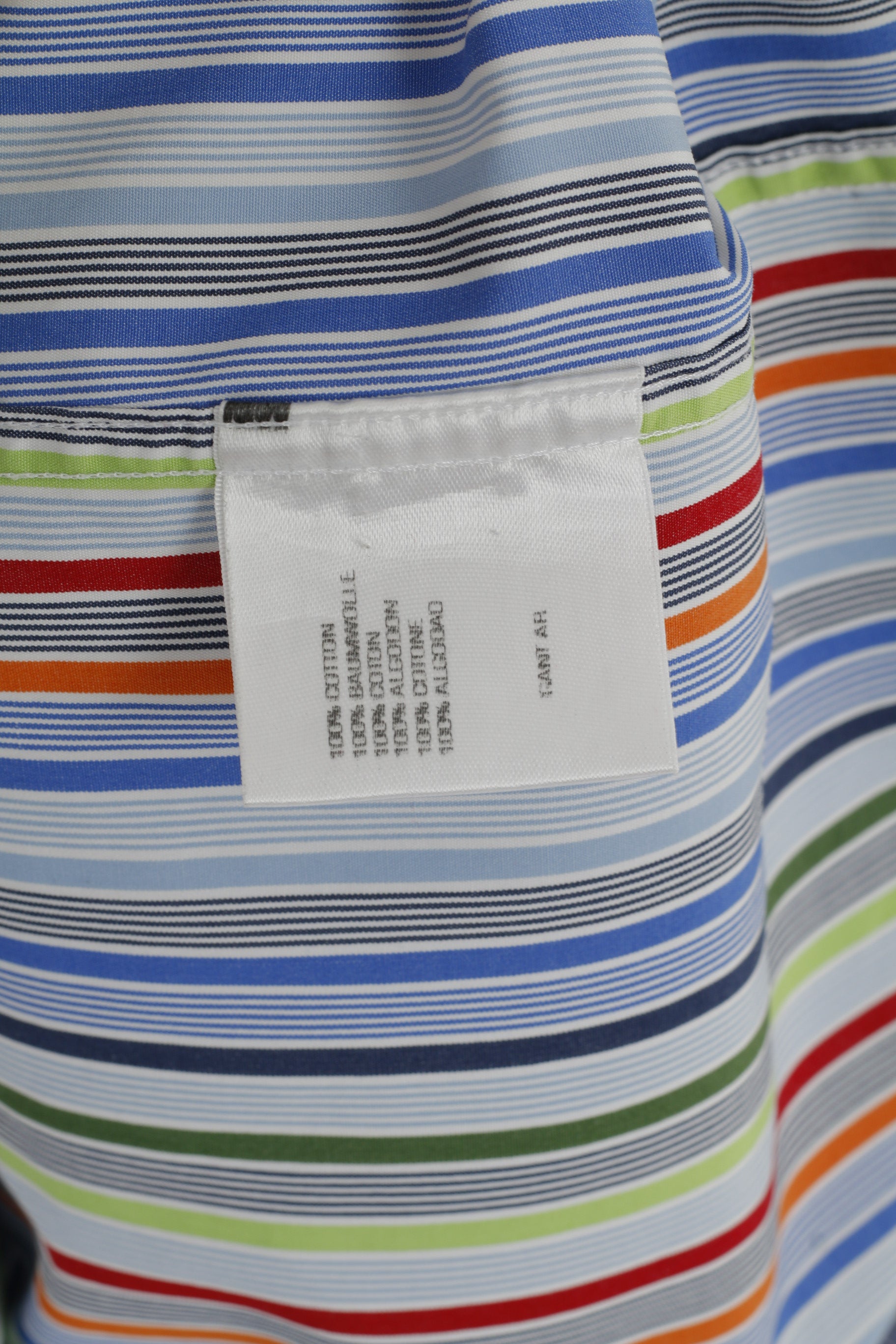 Gant Camicia casual da uomo L. Top vestibilità regolare in popeline Liberty Bell a righe di cotone blu