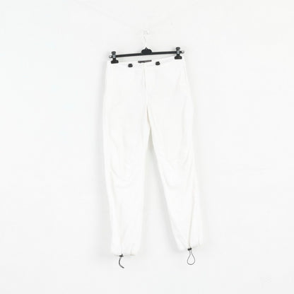 Pantaloni CAT da donna Pantaloni leggeri in misto cotone Castro bianco