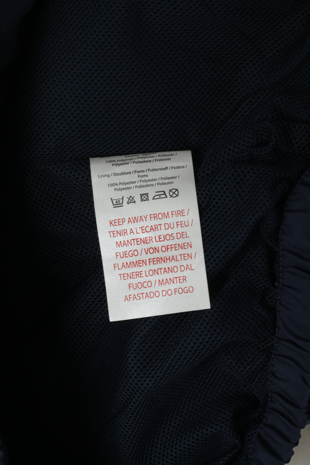 Umbro Giacca da uomo XL Blu scuro Activewear Maglia da calcio con cerniera intera retrò foderata in rete