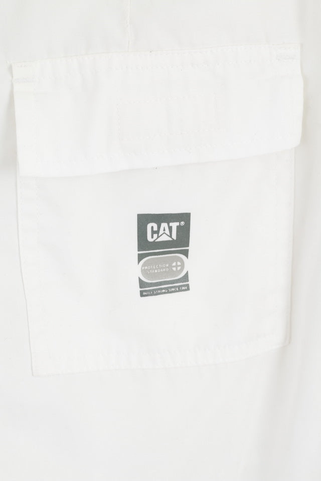 Pantaloni CAT da donna Pantaloni leggeri in misto cotone Castro bianco