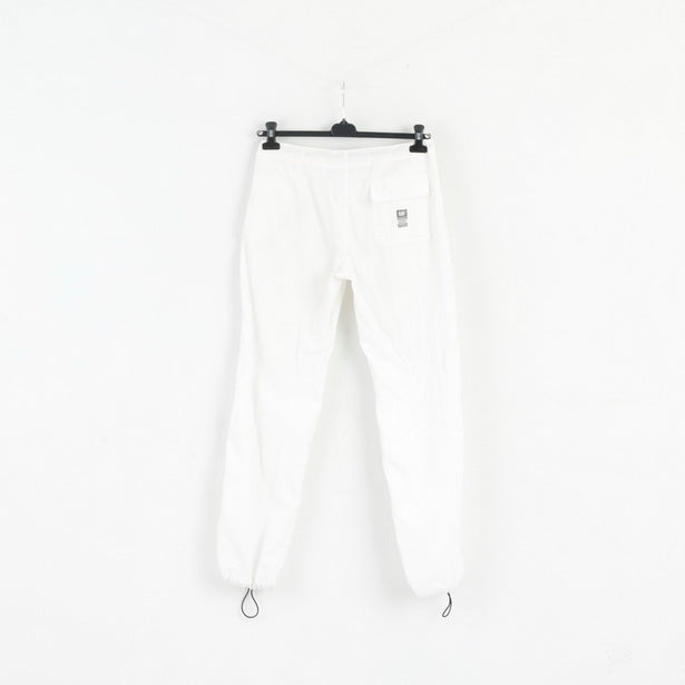 Pantaloni CAT da donna Pantaloni leggeri in misto cotone Castro bianco