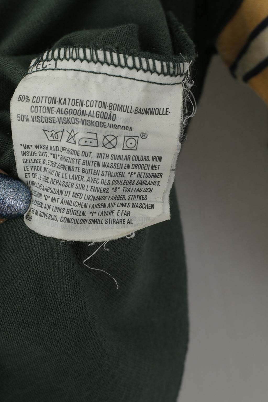 Levi's Red Tab Chemise à manches longues pour homme en coton vert New Beat à col rond