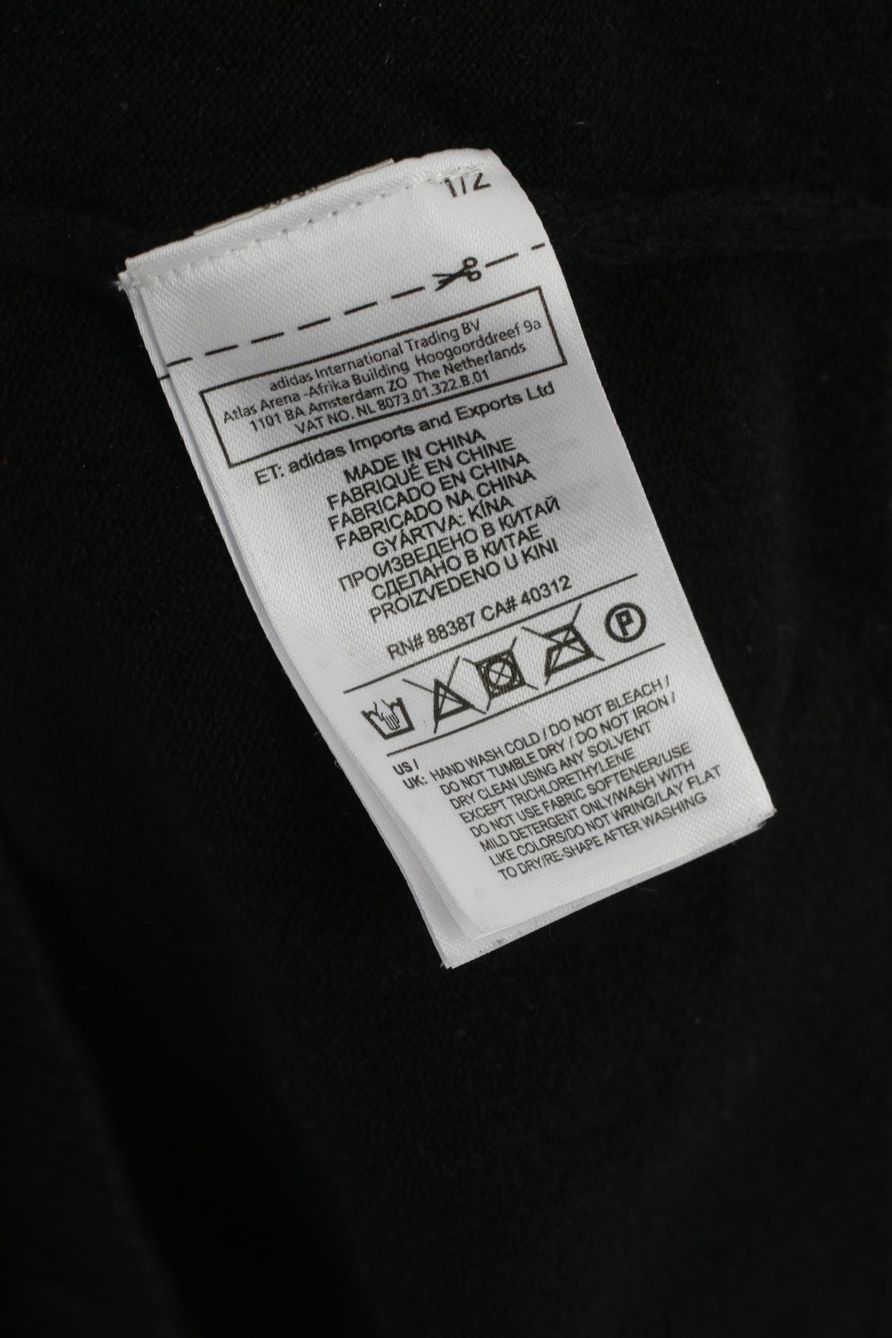 Adidas L Jumper Pull décontracté en coton doux extensible à 3 rayures avec col zippé Noir