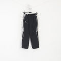Adidas Boys 152 12 Age Trousers Black Polyester Climalite Active Sweatpants