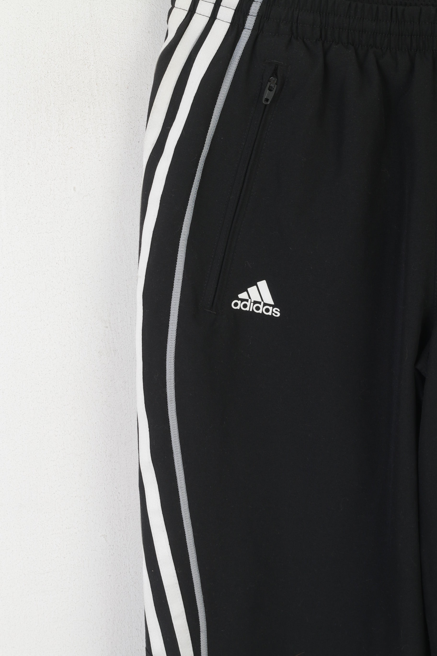 Adidas Garçons 152 12 Âge Pantalon Noir Polyester Climalite Active Pantalon de survêtement