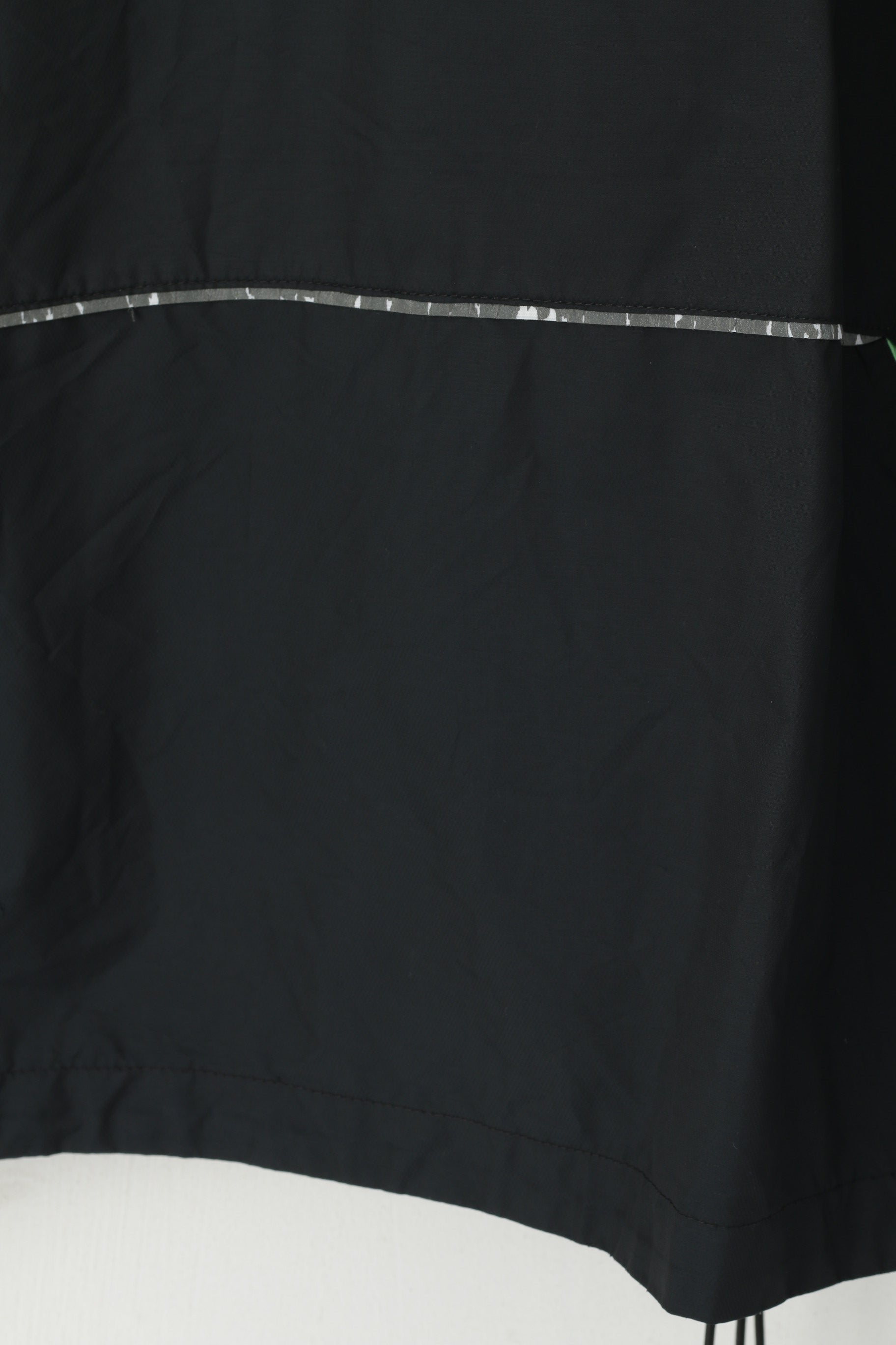 Giacca Nike Uomo L Nera Run Training Sport Leggera Cerniera intera Slim Fit Top riflettente