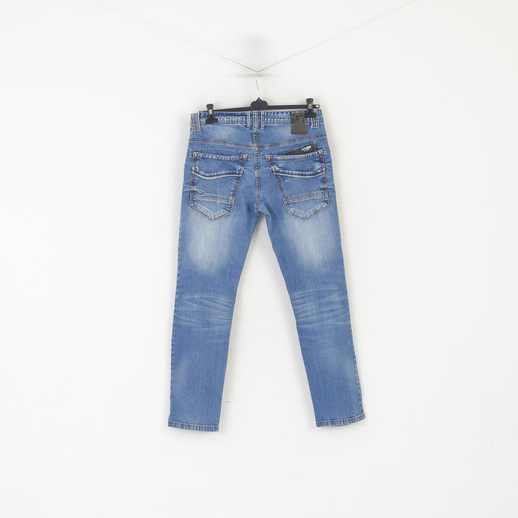 Cars Jeans Homme 31 Jeans Pantalon Bleu Denim Coton Skinny Pantalon Délavé