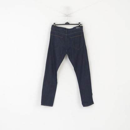 Pantaloni Gap Uomo 34 Jeans Pantaloni skinny autentici in cotone denim blu scuro