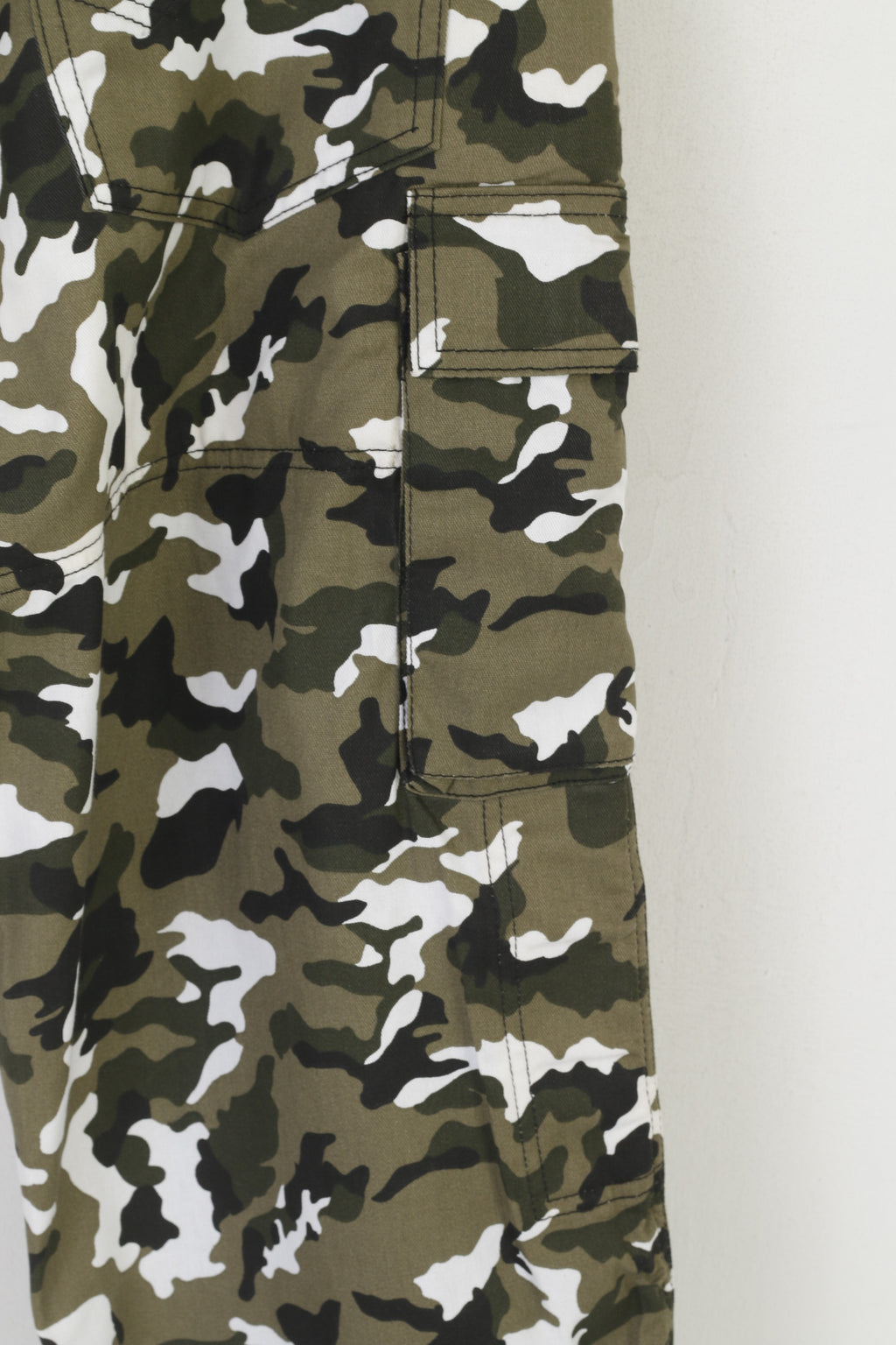 Biker Wears Hommes 44 60 Pantalon Vert Combat Camouflage Vitesse Pantalon en Coton