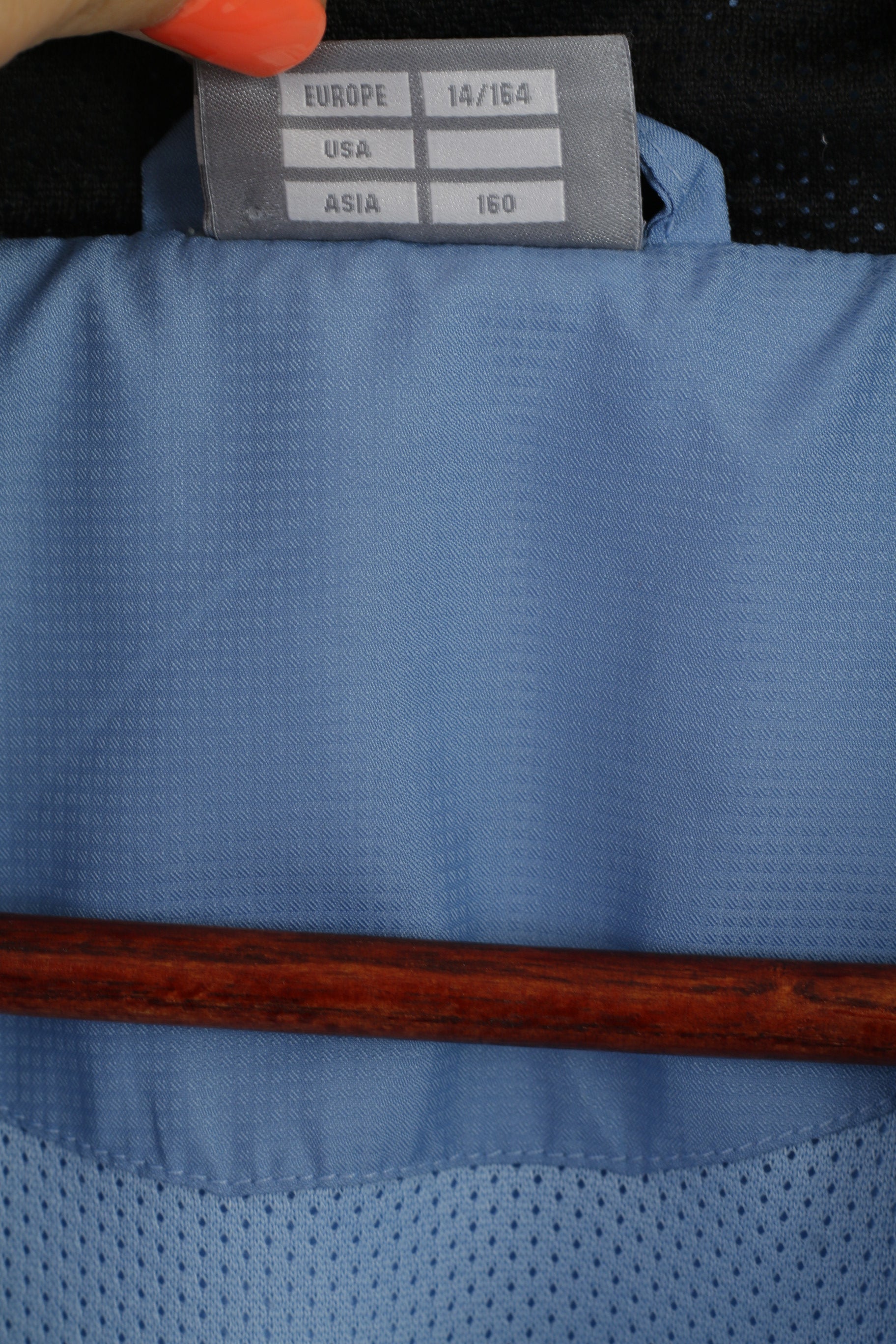 Hummel Youth 14 Age 164 Veste Bleu Sport Full Zipper Activewear Top