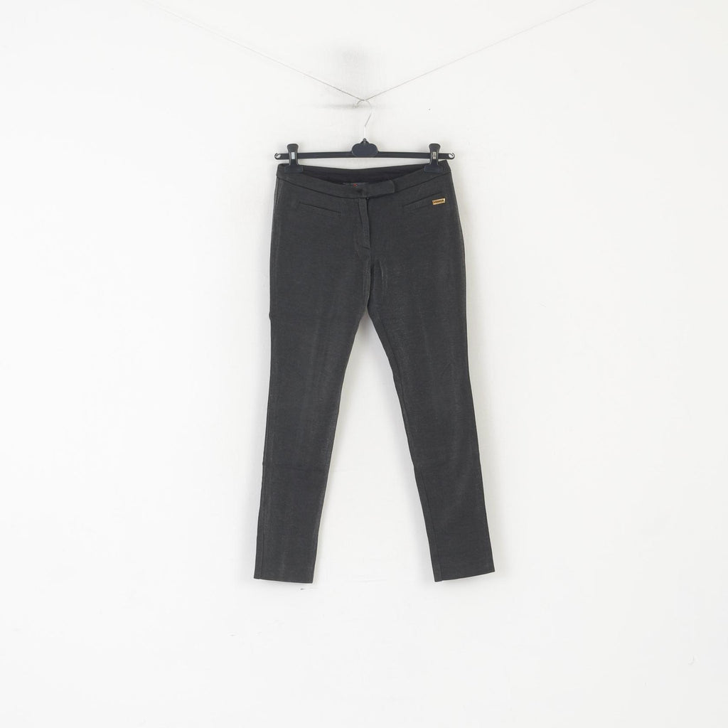 Who*S Who Femme 44 S Pantalon Argent Brillant Leggings Coton Mélangé Italie Pantalon