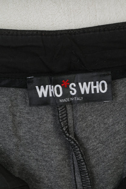Who*S Who Femme 44 S Pantalon Argent Brillant Leggings Coton Mélangé Italie Pantalon