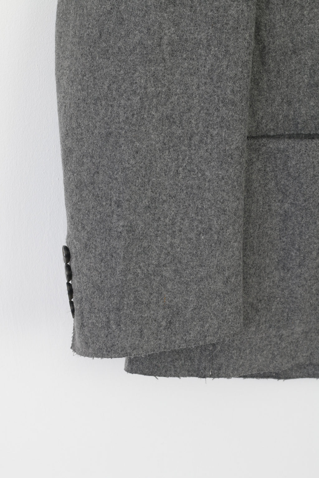 Yves Gererd Men 52 42 Blazer Gray Wool Nylon Blend Vintage Single Breasted Jacket