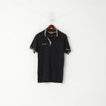 Champion Men S Polo Shirt Black Cotton Collared  Short Sleeve Sport Top
