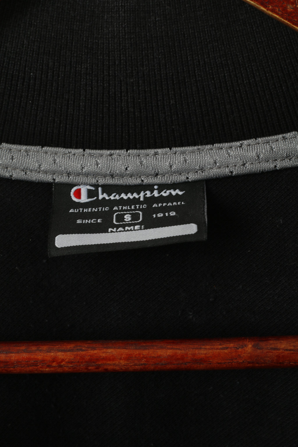 Champion Men S Polo Shirt Black Cotton Collared  Short Sleeve Sport Top