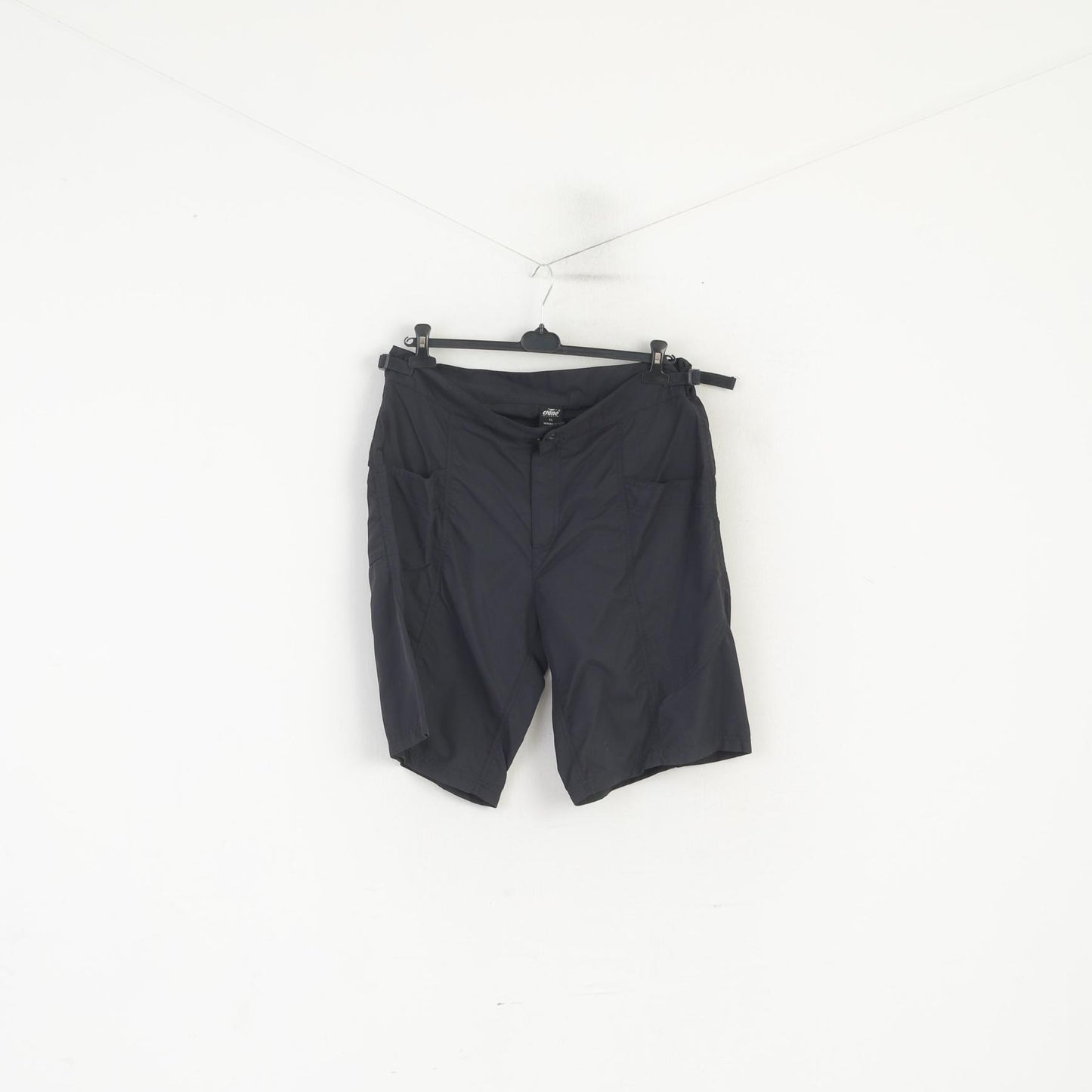 Crane Sports Men XL 56 Shorts Black Nylon Waterproof Sportswear