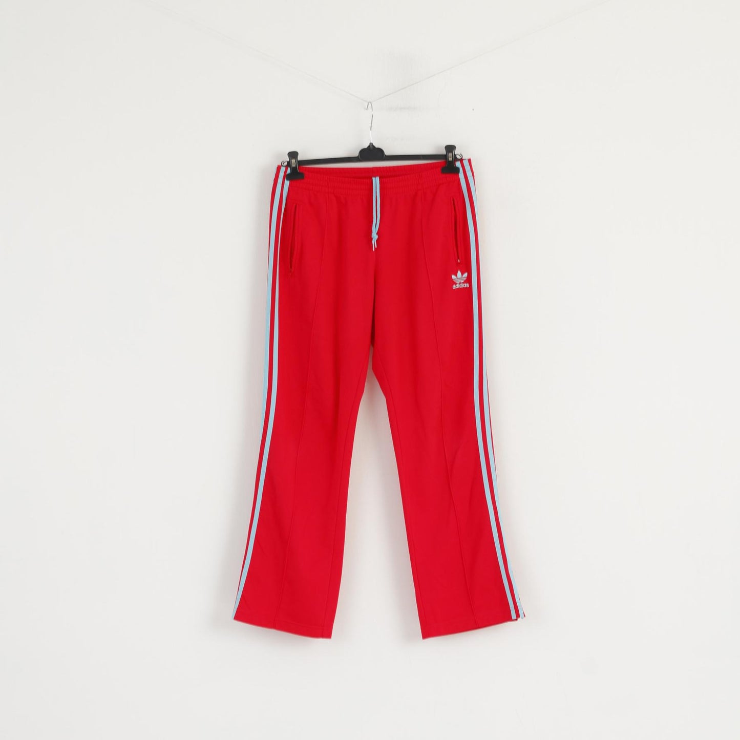 Adidas Women 42 XL Sweatpants Raspberry 3 Stripe Retro Training Active Trousers