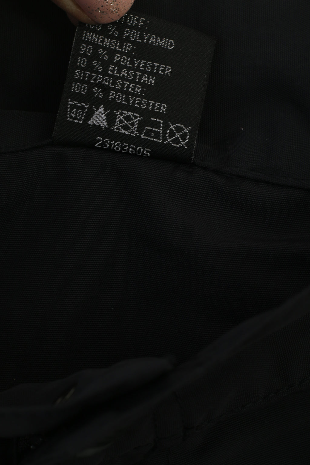 Crane Sports Men XL 56 Shorts Black Nylon Waterproof Sportswear