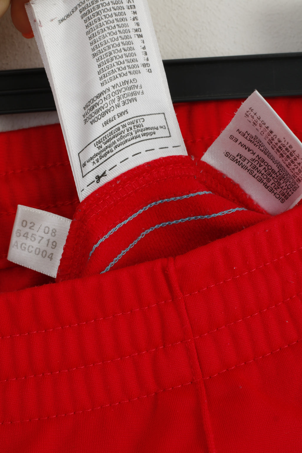 Adidas Femme 42 XL Pantalon de survêtement Raspberry 3 Stripe Retro Training Active Pantalon