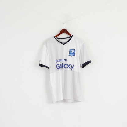 Samsung Hommes M Chemise Blanc Brillant Samsung Galaxy Cup 2015 Sport Jersey Top