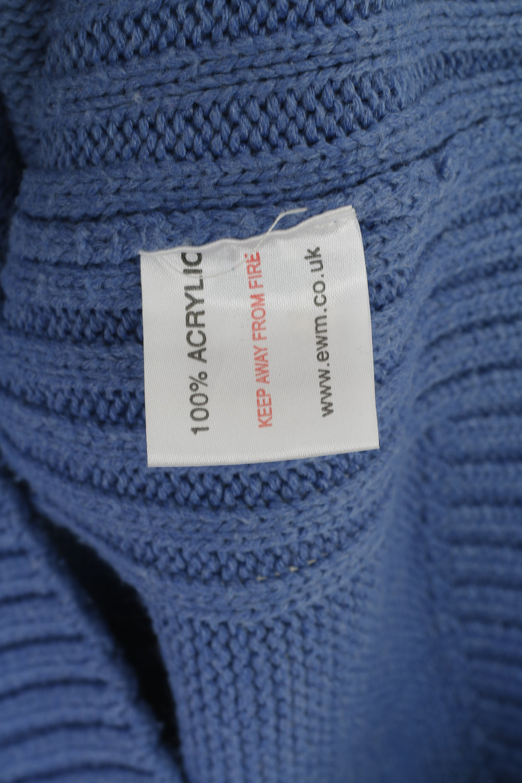 James Pringle Men L Jumper Blue Knitted V Neck Plain Classic Sweater