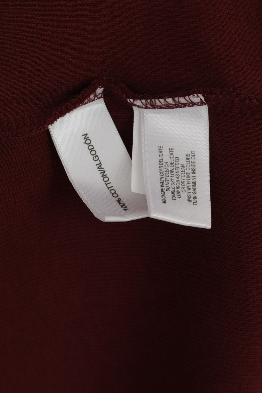 CUTTER & BUCK Men XL Jumper Burgundy Soft Cotton Zip Neck Classic Sweater