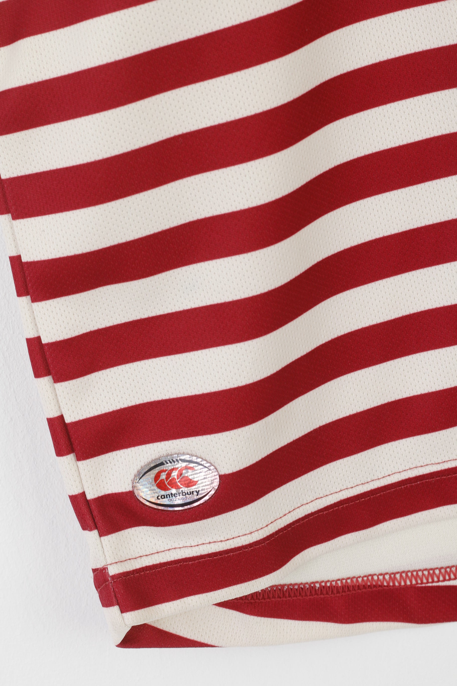 Canterbury Angleterre Garçons 12 Âge Chemise Maroon National Rugby Union Team O2 Jersey Top