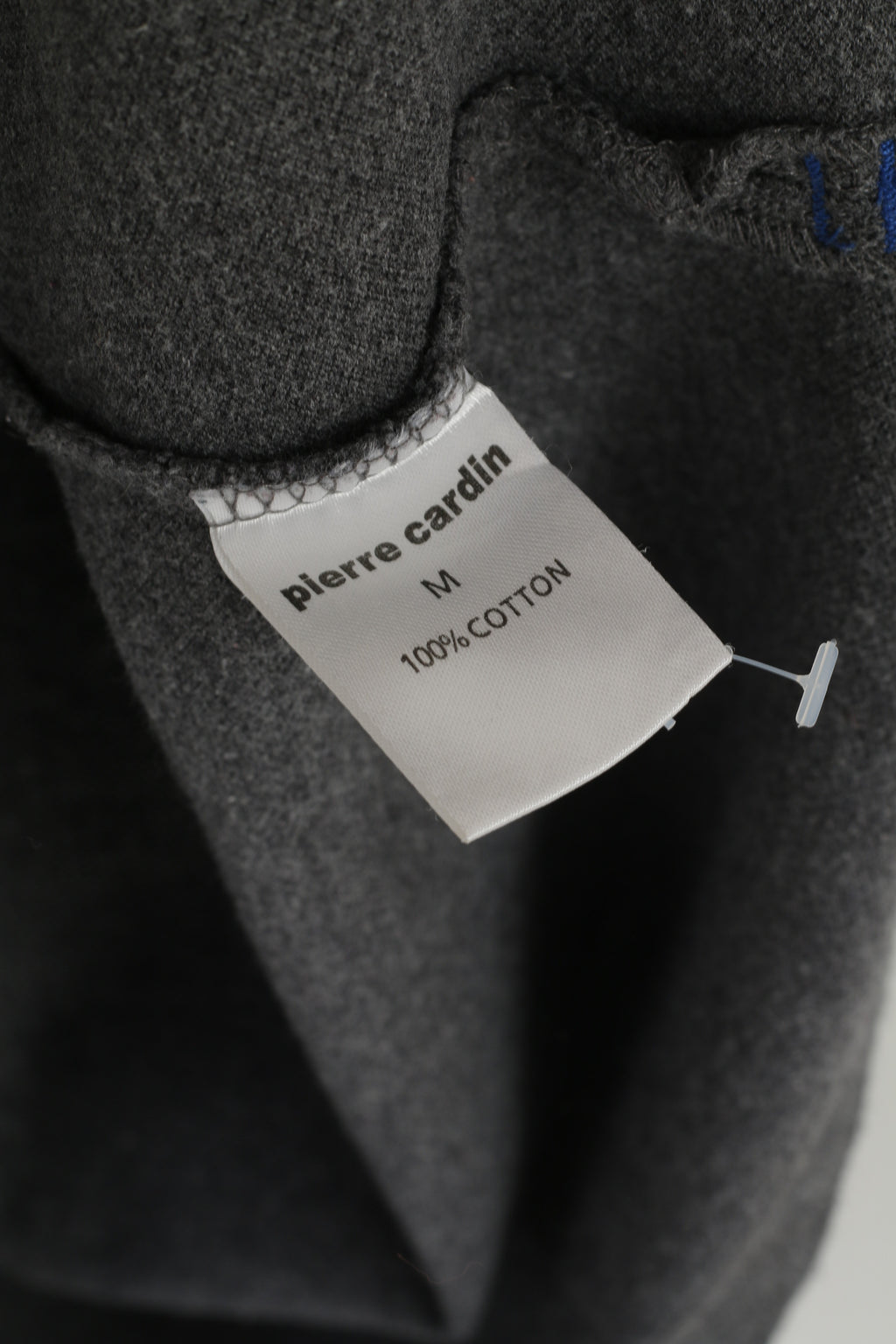 Pierre Cardin Homme M Polo Gris Coton Boutons Détaillés Haut Classique